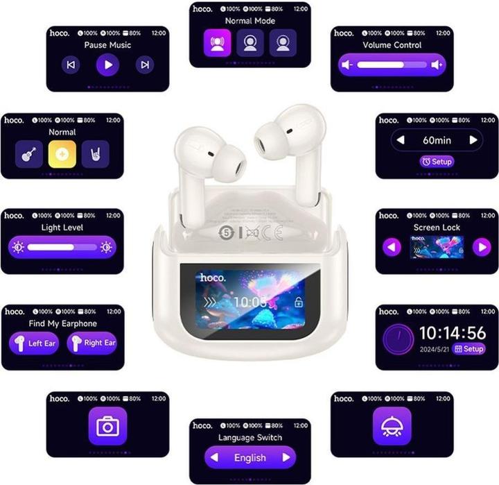 Actual product image Hoco EQ21 ANC Touch (ANC, 7 h, Wireless)