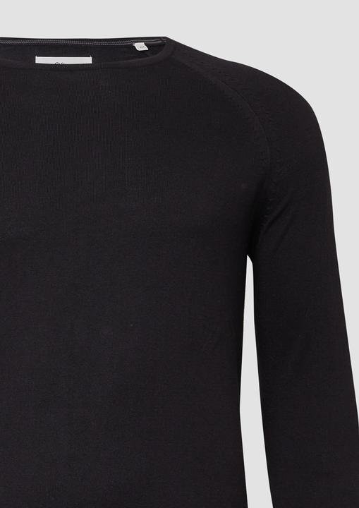 Image du produit s.Oliver Strickpullover Raglanpullover aus reiner Baumwolle (XXL)