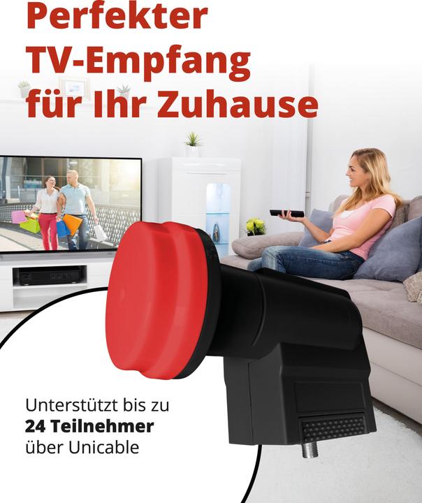 Actual product image Megasat Unicable II LNB Diavolo (Unicable, 40mm)