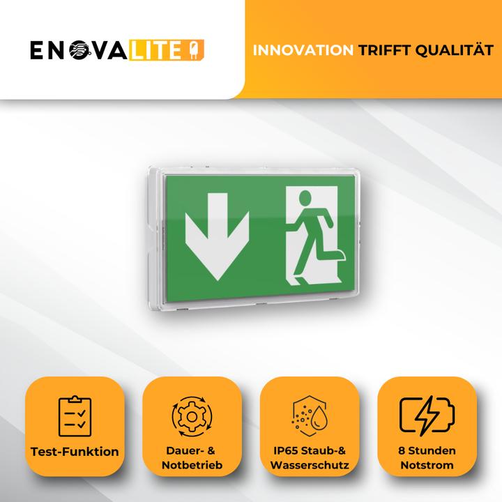 Produktbild Enovalite LED-Fluchtwegleuchte, 8 h Notlicht
