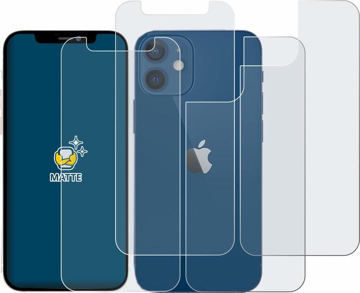 Produktbild BROTECT Entspiegelungs-Schutzfolie Displayschutz Matt (2 Stk., Apple iPhone 12 mini)