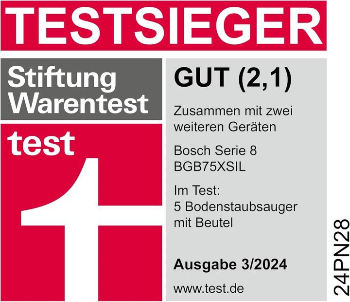 Produktbild Bosch Hausgeräte BGB75XSIL