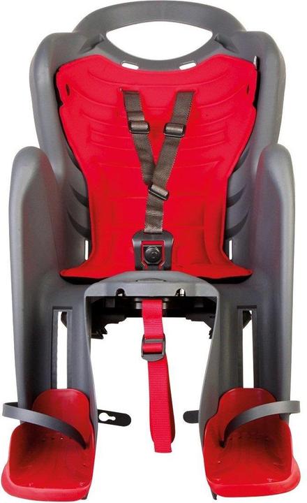 Actual product image Bellelli Bike Seat Back Child Mr Foxclamp Grey
