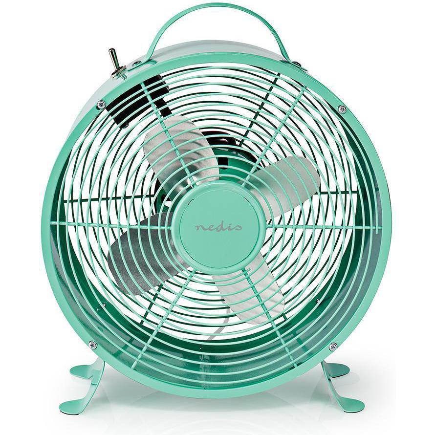 Nedis FNCL10TQ20 M-TÜRKIS TISCHVENTILATOR RETRO 25CM 20W, Ventilator, Türkis