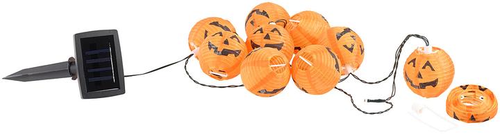 Produktbild Lunartec 2er-Set Solar-Lichterketten im Halloween-Kürbis-Look (1.60 m)