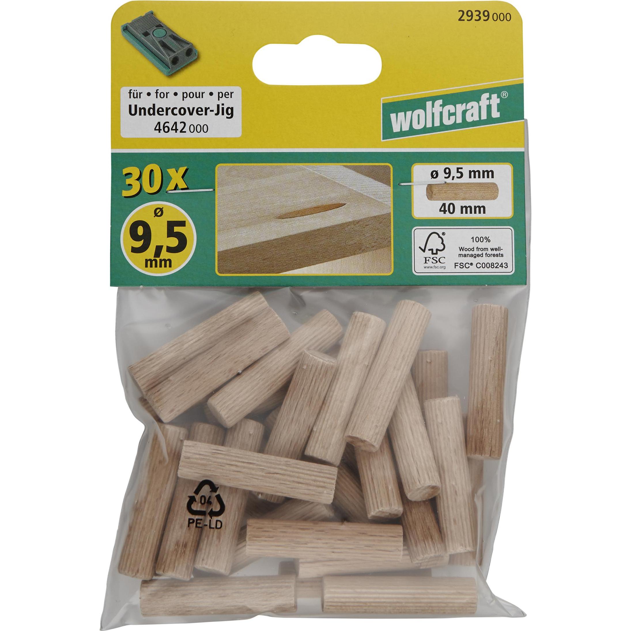 Thumbnail - wolfcraft, Dübel, 30 Langholzdübel für Undercover Jig (30 Stk.)