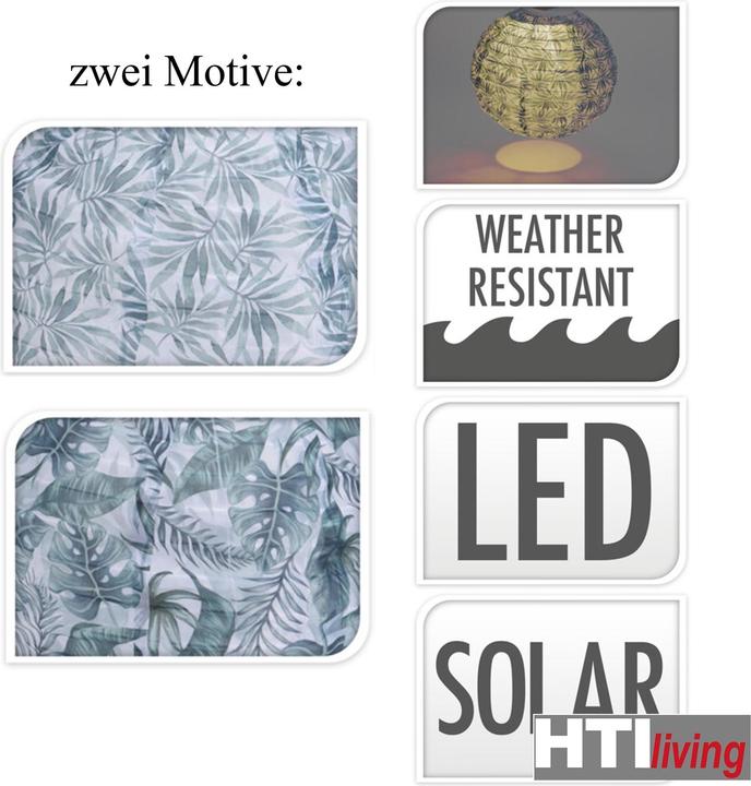 Actual product image HTI-Living Solar lamp