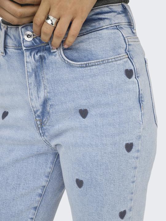 Produktbild Only Gerade geschnitten Hohe Taille Jeans Straight-Fit jeans (W33/L34)