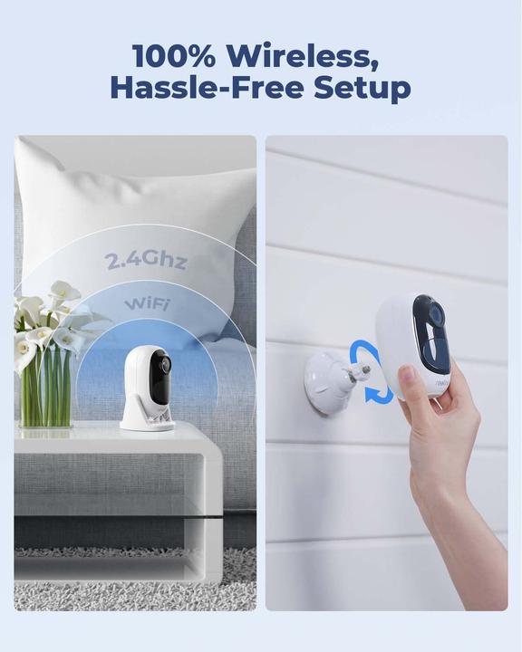 Image du produit Reolink Argus 2E V2 inkl. Solarpanel 2 (1920 x 1080 Pixels)