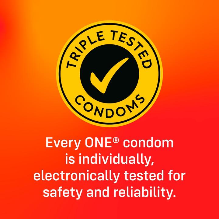 Actual product image One Super Studs" 12 studded condoms - vegan & without harmful ingredients (12 pcs.)