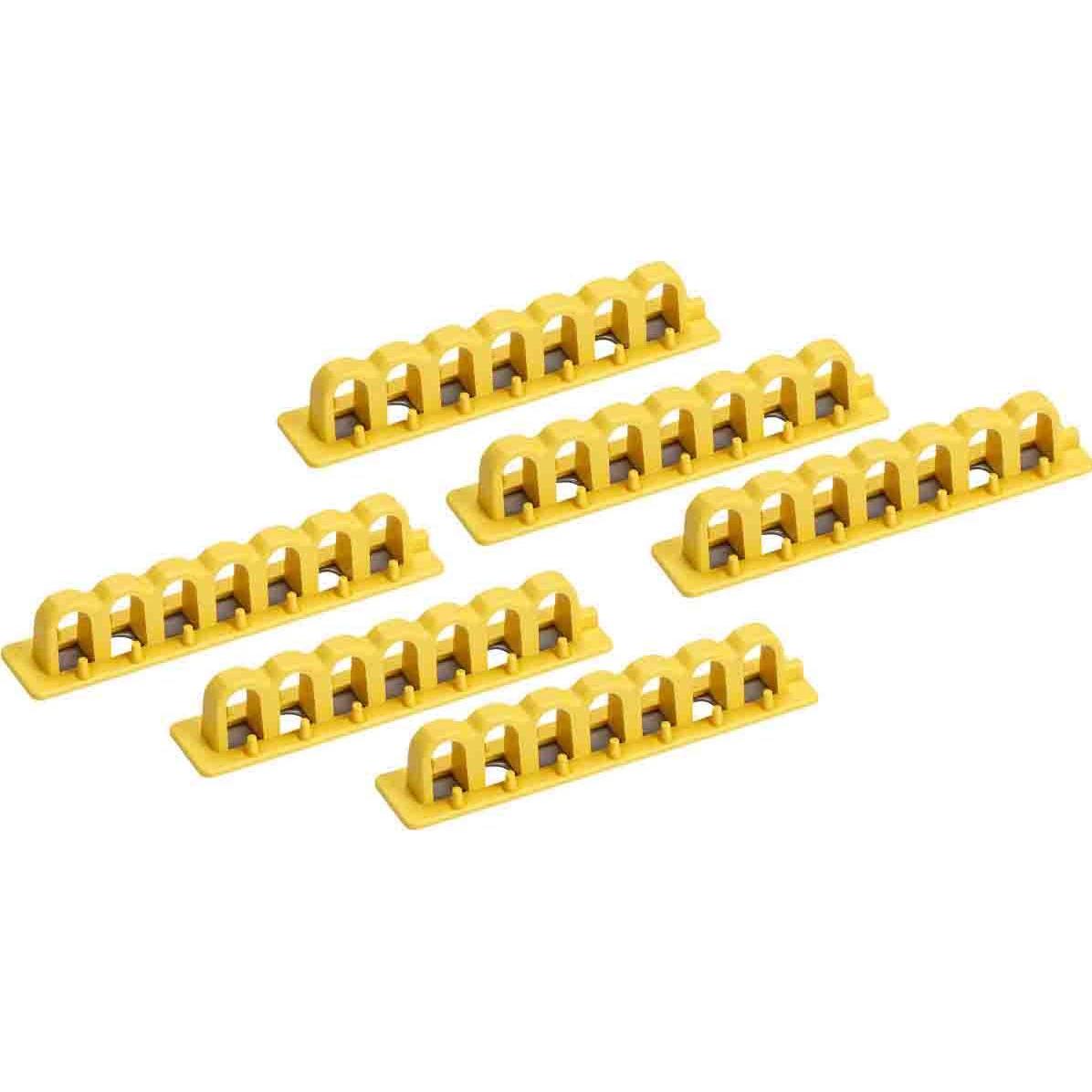 Brady, Etichette, Staffa EZ Panel Loc per il bloccaggio, nylon rinforzato con fibra di vetro, giallo, 101,60 x 20,32