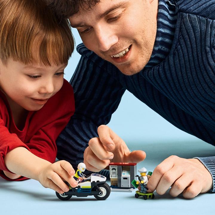 Produktbild LEGO Action auf zwei Raedern – Polizei jagt Gauner - 60455 NEU! Teile 65x (60455)