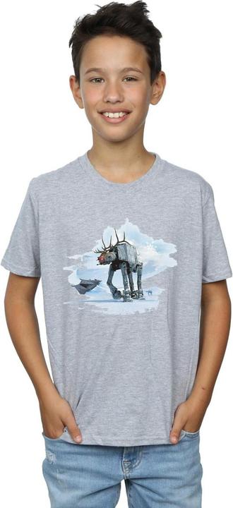 Immagine prodotto Star Wars Christmas AT-AT Reindeer Maglietta Ragazzi (140, 146)