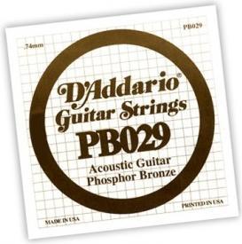 Actual product image D'Addario Pb029 (1x, Guitar, 0.03")