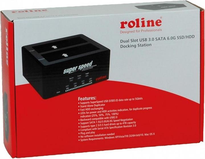 Actual product image Roline HDD docking station