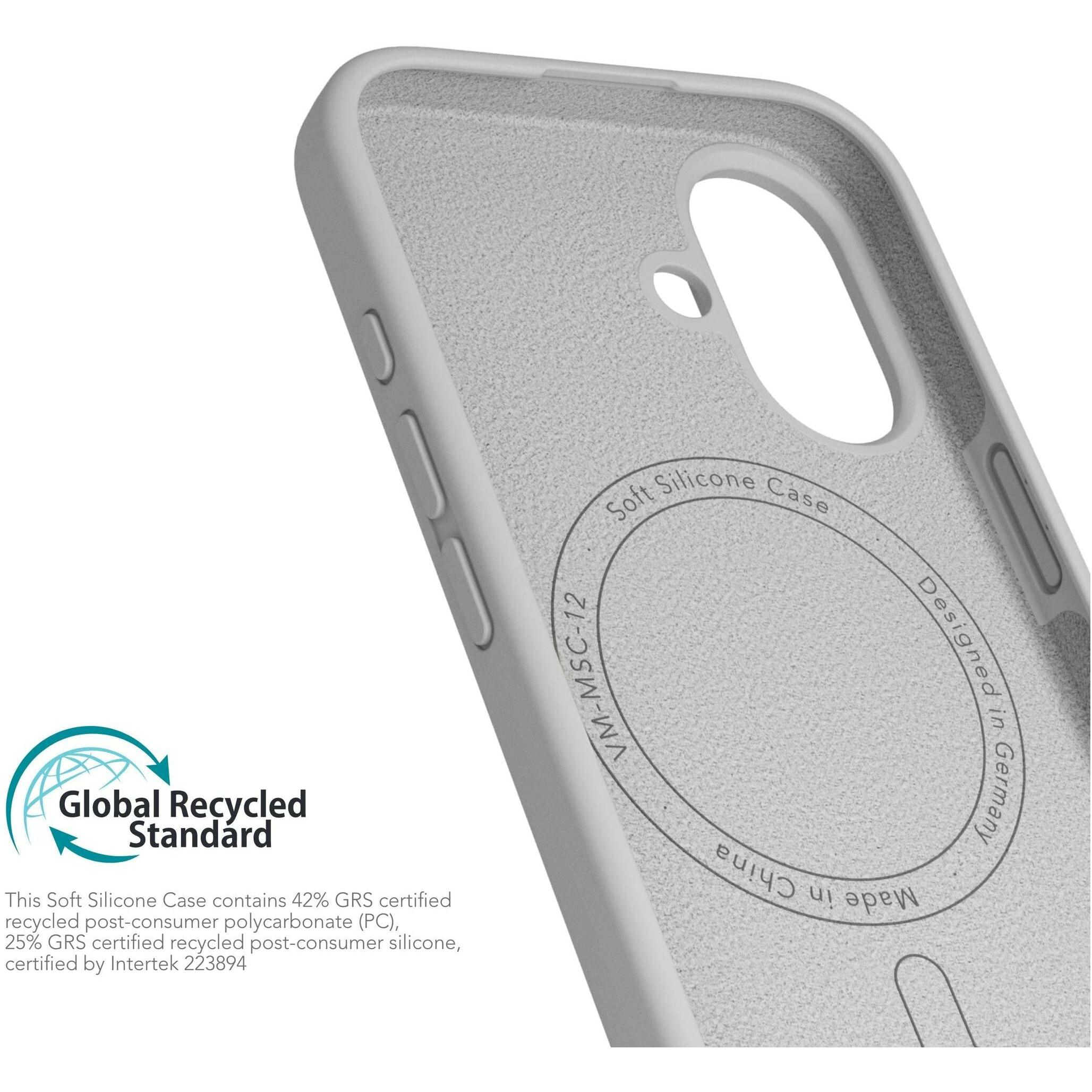 Thumbnail - Vonmählen Soft Silicone Case iPhone 16 (Apple iPhone 16), Smartphone Hülle, Grau