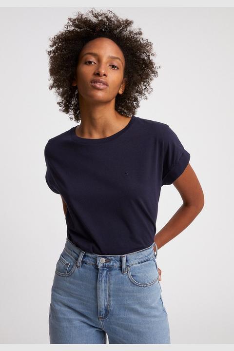 Actual product image Armedangels Idaraa T-Shirt night sky (L)
