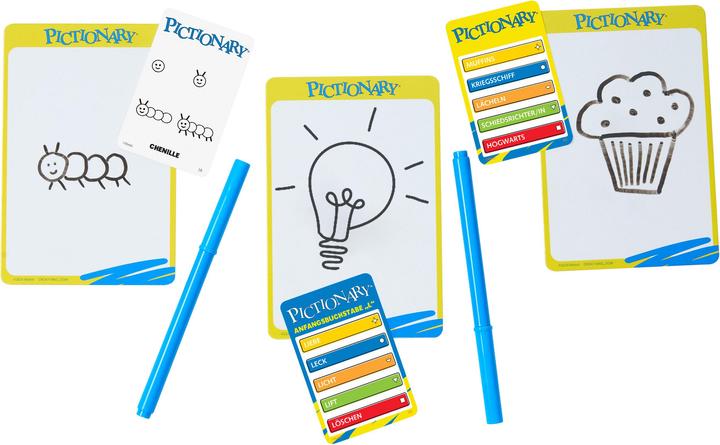 Actual product image Mattel Games Pictionary (German, Swiss German, 2 - 10 Players)