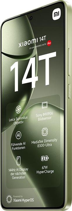 Produktbild Xiaomi 14T (256 GB, Lemon Green, 6.67", Dual SIM, 5G)