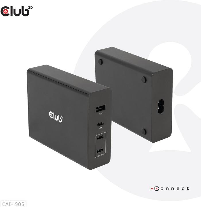 Club 3D CAC-1906 (132 W, 4 ports)