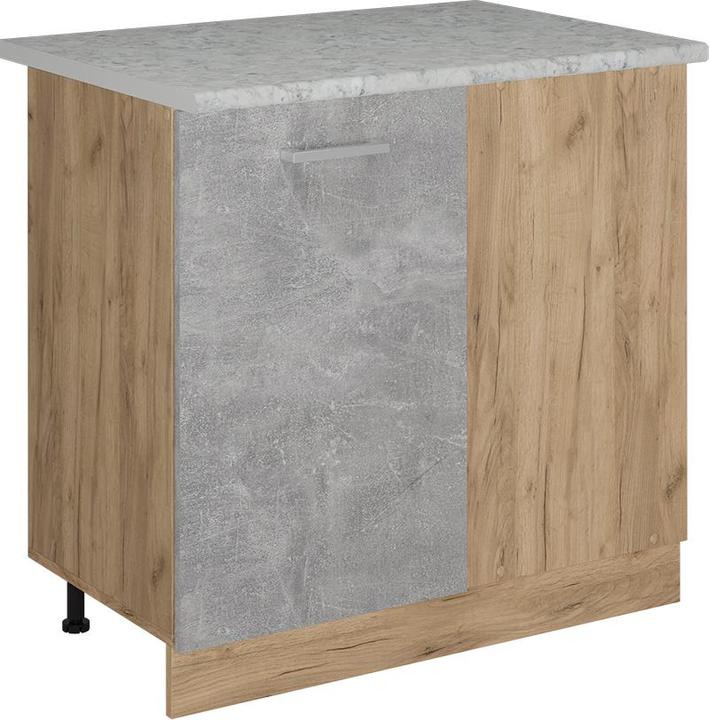 Beton, Goldkraft Eiche, Marble-Weiss