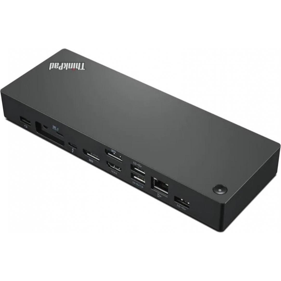 Lenovo Thinkpad Thunderbolt 4 (Thunderbolt, 12 Ports), Dockingstation + USB Hub, Schwarz