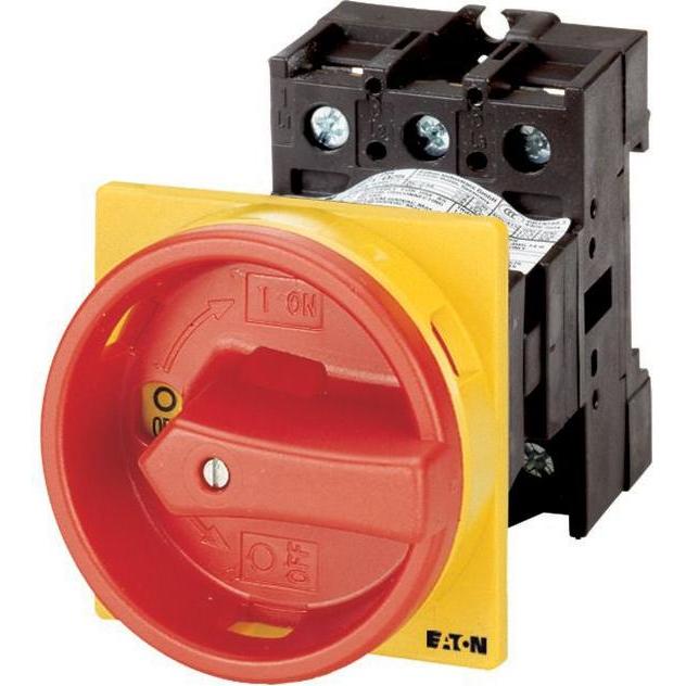 Eaton, Systemstromversorgung, P1-32/V/SVB/N/HI11 - Kippschalter - 4P - Verkabelt - Schwarz - Rot - Gelb - IP65