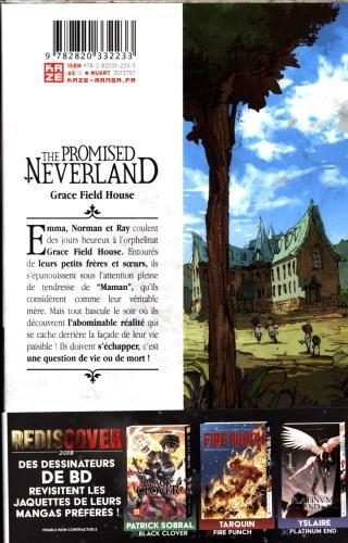 Produktbild Le pays promis de Neverland. Tome 1 (Französisch, Demizu Posuka, Shirai Kaiu, 2018)