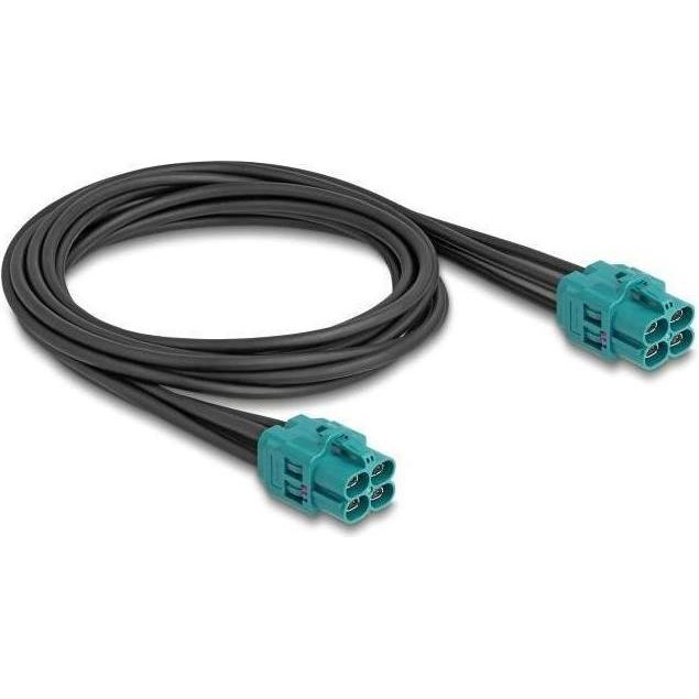 Thumbnail - Delock Kabel HDMTD Z quad Buchse zu HDMTD Z quad Buchse 1 m (1 m, HDMI), Video Kabel