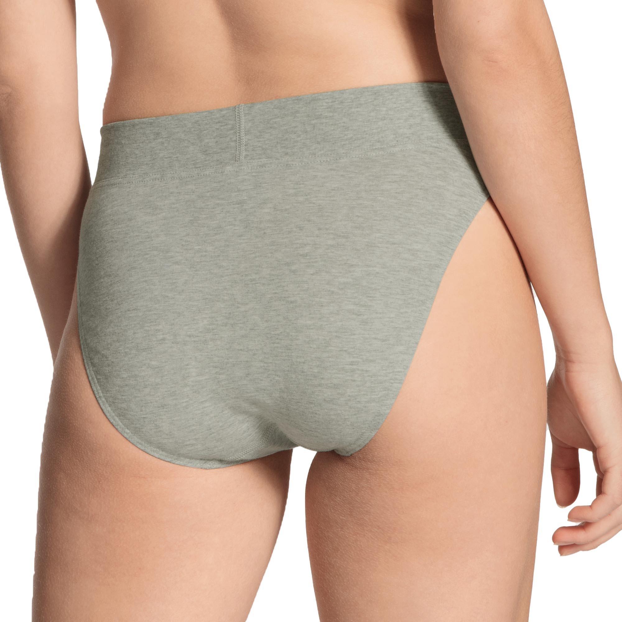 Calida, Damen, Unterhosen, Elastic, Grau, (44, 46, M, Einzelpack)