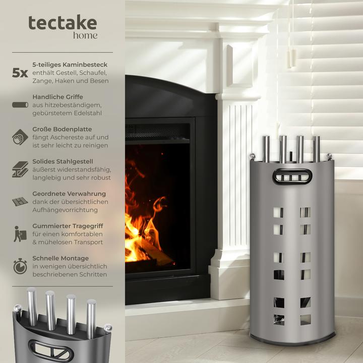 Image du produit tectake Ensemble de cheminée