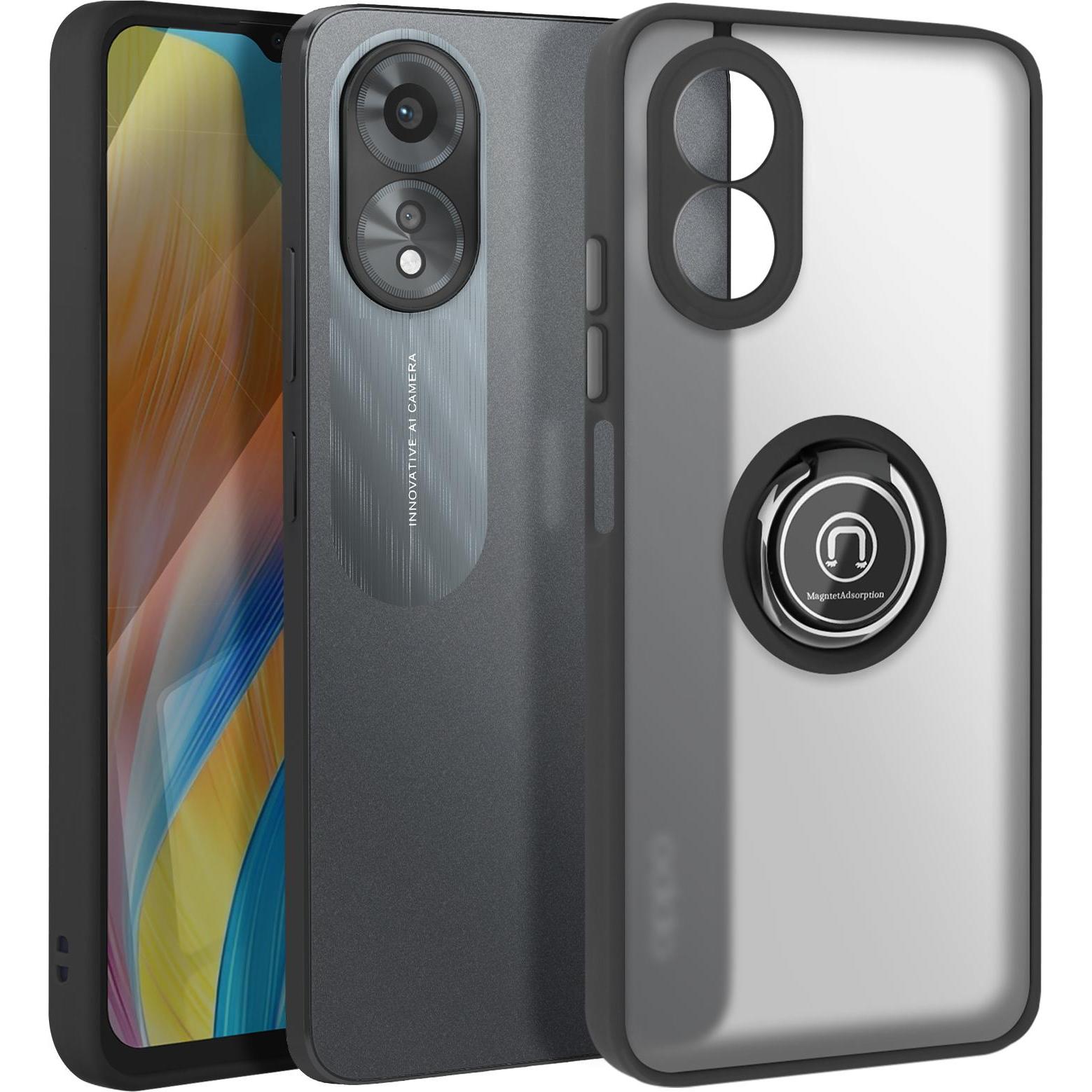 Avizar Kameo Case (Oppo A38), Smartphone Hülle, Schwarz