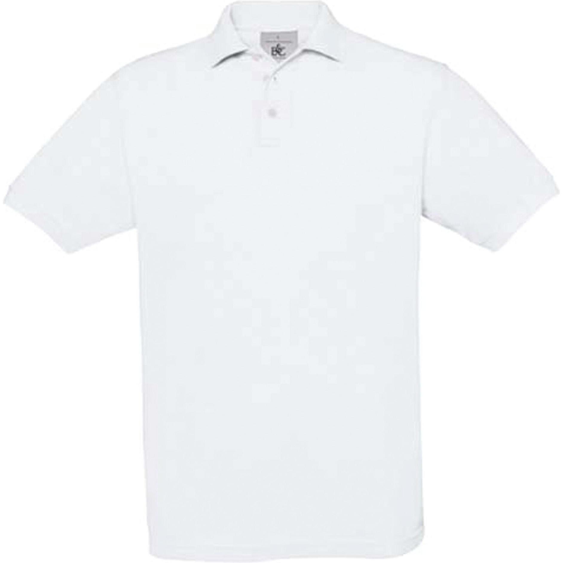 B&C, Herren, Shirt, Safran, Weiss, (3XL)