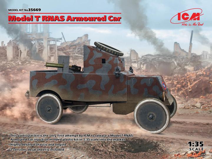 Actual product image ICM Model T RNAS Armoured Car