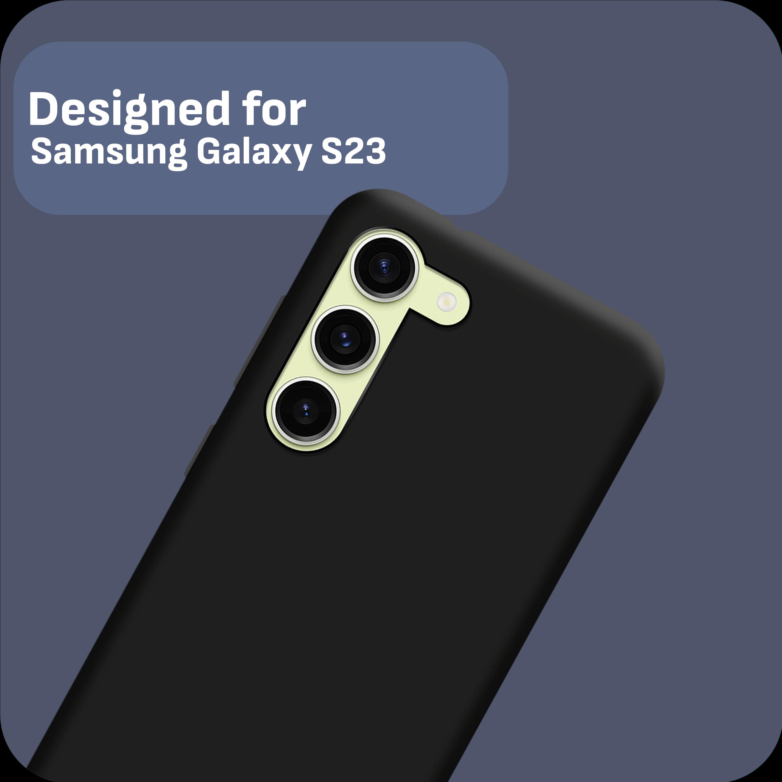 Thumbnail - Cazy Silikon Hülle Kompatibel mit Samsung Galaxy S23 - Soft TPU Schutz - (Samsung Galaxy S23), Smartphone Hülle, Schwarz