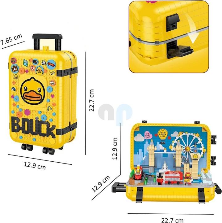 Actual product image Balody 21061 - Travel Case with Interior (1499 pieces)