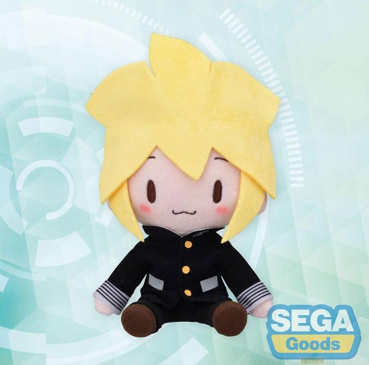Actual product image Sega Character Vocal Series 02: Kagamine Rin/Len Fuwa Petit Mini Plush Figure Kagamine Len Uniform Ver. (16 cm)