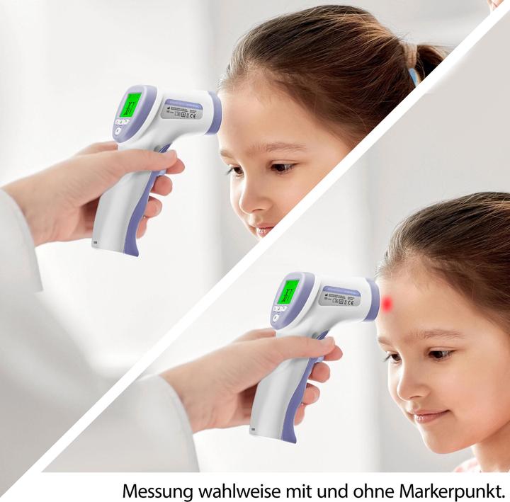 Produktbild Amasana Fieberthermometer Infrarot Stirnthermometer, kontaktlos mit Digital Anzeige (Stirn, Berührungslos)
