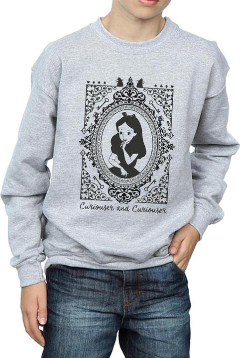Produktbild Disney Jungen Alice im Wunderland Rahmen Sweatshirt (116)