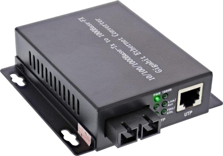 Image du produit InLine Convertisseur de média réseau 10/100/1000Mb/s TP vers Fibre (SC Duplex) (Convertisseur de médias)