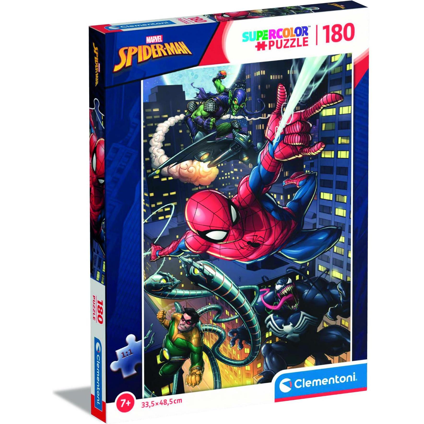 Clementoni Puzzle - Spiderman, 180 Teile (180 Teile)