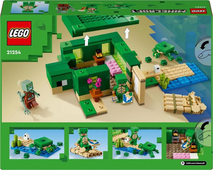 Immagine prodotto LEGO 21254 La casa sulla spiaggia della tartaruga (21254, LEGO Minecraft)