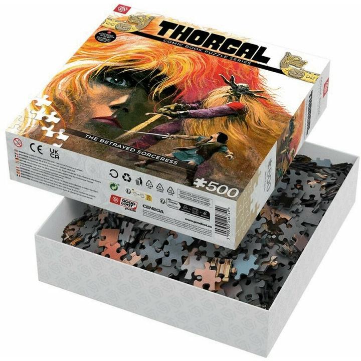 Actual product image Good Loot Thorgal Comic Puzzle The Betrayed Sorceress / Zdradzona Czarodziejka (1000 pieces) (500 pieces)