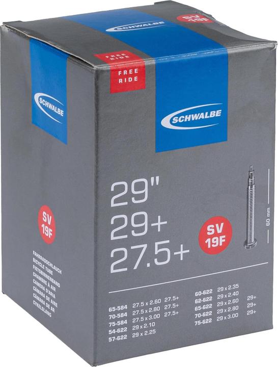 Actual product image Schwalbe SV 19F (Presta (SV), 27.5", 60 mm)