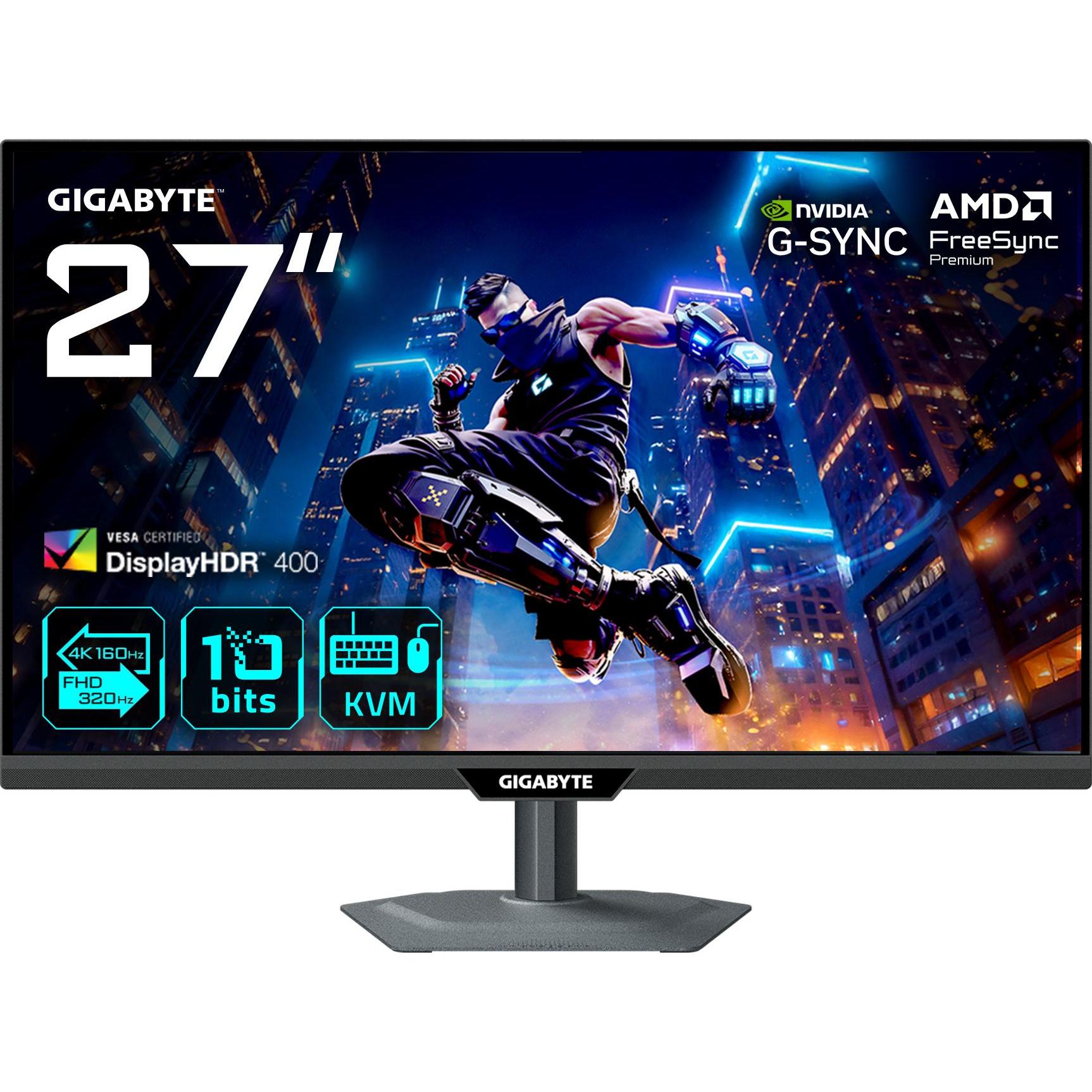 Gigabyte M27UP (3840 x 2160 Pixel, 27"), Monitor, Schwarz