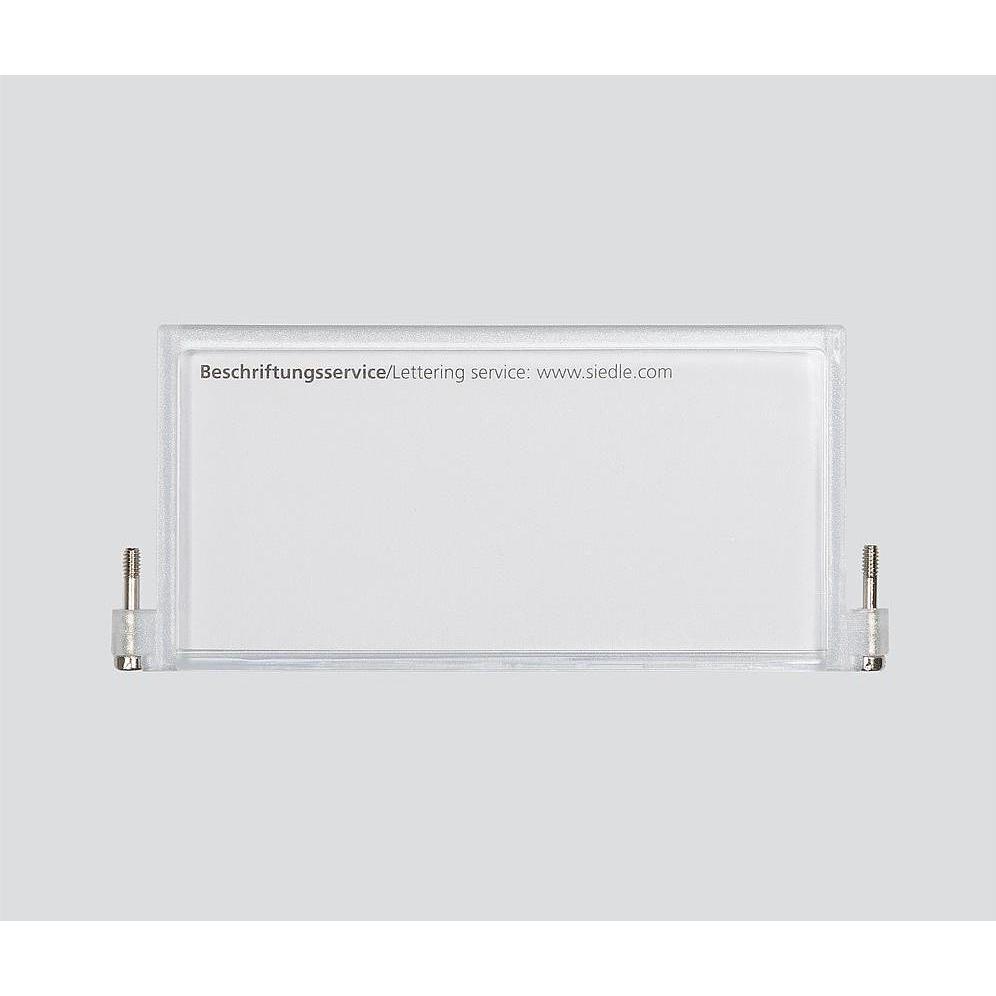 Thumbnail - Siedle, Zubehör Gebäudesicherheit, S. & Soehne Namensschildtasche rauchf. kpl. TM 511-02 B 2000070