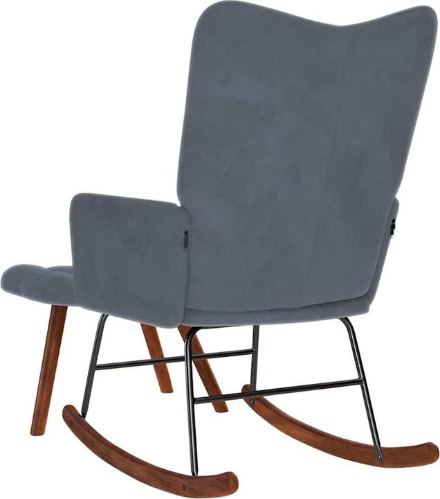 Immagine prodotto vidaXL Schaukelstuhl mit Hocker