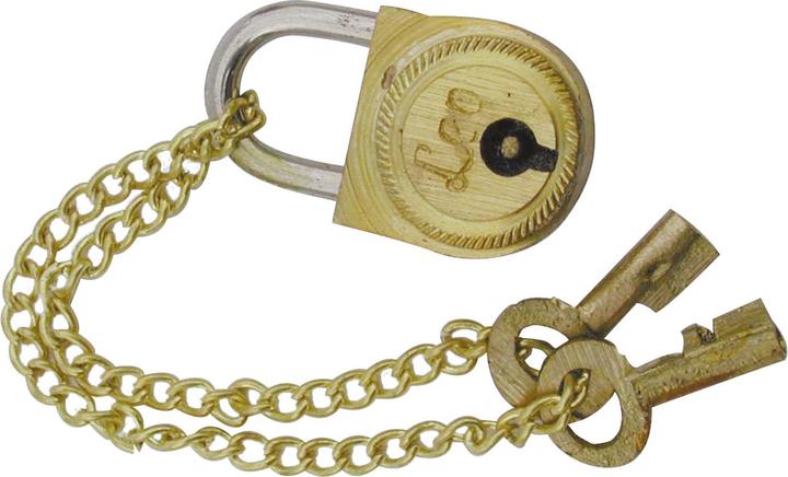 Produktbild Nautistar Messingschloss, 2.5cm