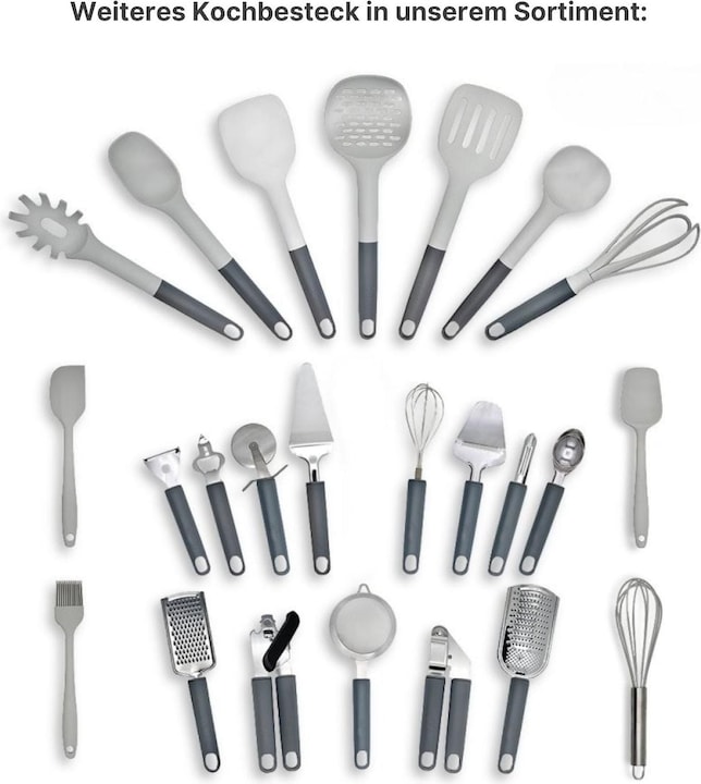 Produktbild B-Home Silikon-Teigschaber Küchenspatel Teigspatel Rührschaber