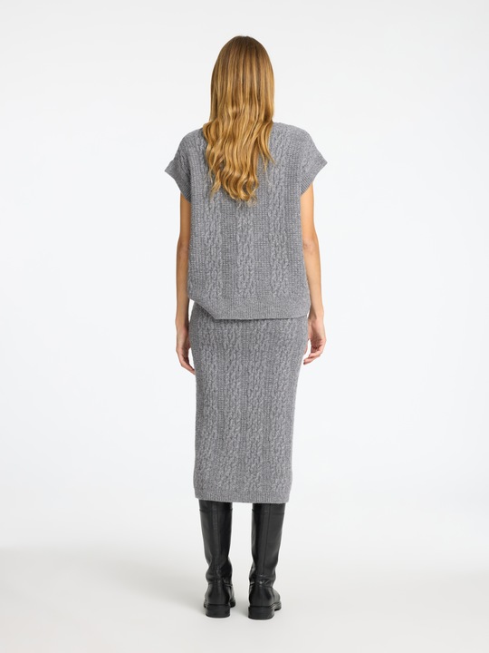 Image du produit Selected Femme Jupe midi en tricot torsadé (L)